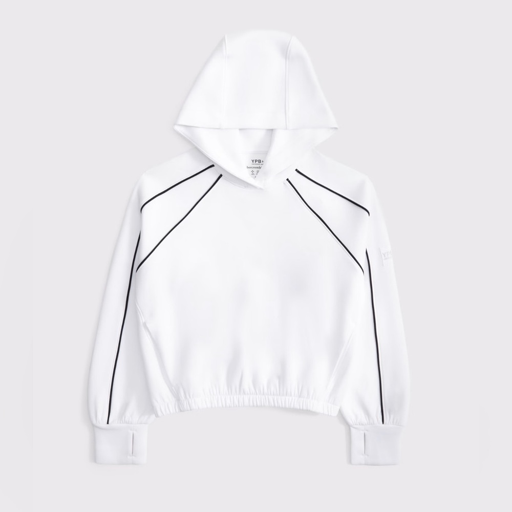 🖤 NWT Girls Abercrombie YPB Neoknit Popover Hoodie ~ 13/14